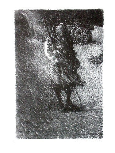 Paul weber lithographie - a.,