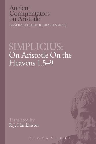 Simplicius aristotle on - :,