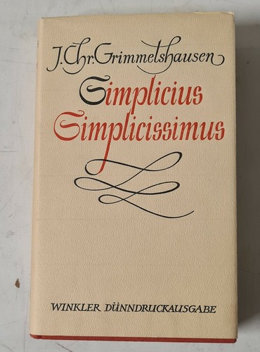 Grimmelshausen simplicius - simplicius, /