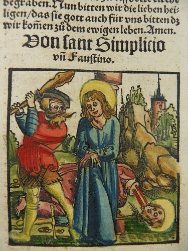 Heilige simplicius faustinus - heilige,