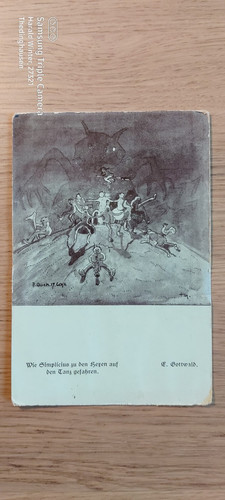 Postkarte wie simplicius - postkarte, zu