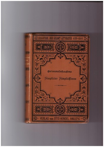 Grimmelshausens simplicius - grimmelshausens,