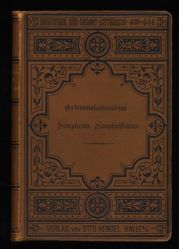 Grimmelshausens simplicius - grimmelshausens,